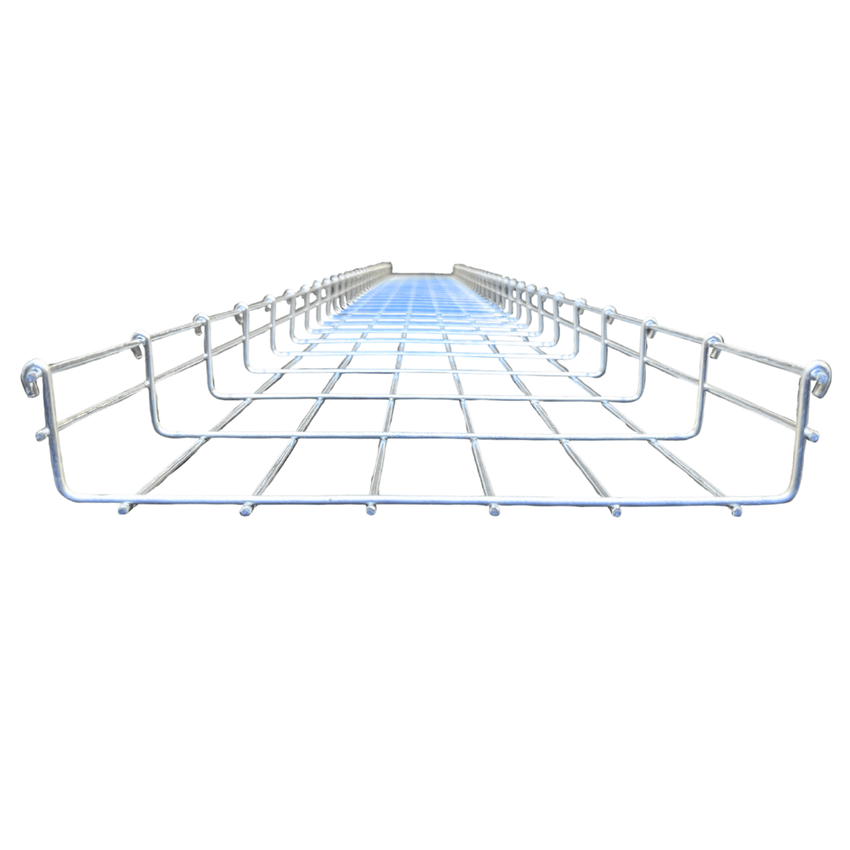 Charola Tipo Malla Línea MallaFils® 300x54 mm para hasta 232 Cables Cat6 / Uso Interior con Acabado EZ / Tramo 3 m