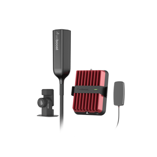 Kit Amplificador Celular Drive Reach Overland para Vehículos Todo Terreno / Llamadas y Datos 2G, 3G y 4G  / Amplificación 32X / Tribanda (B5, B2/25 y B4) / Ganancia Máxima 50 dB / Antena Omnidireccional plegable.