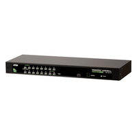 Switch KVM | 16 Puertos | Control 64-256 Computadoras | USB-PS/2 Dual Interface | Video 2048x1536 | Hotkey-OSD | Rack Mount 1U