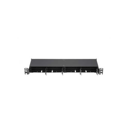 Panel de Distribución de Fibra Óptica, Acepta 12 Cassettes HD Flex™ en 6 Espacios, Hasta 144 Fibras, 1 UR