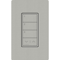 (RadioRa3) Botonera Sunnata Blanco 3 escenas y 2 botones subir/bajar para Radio RA3, programe escenas diferentes en cada botón.