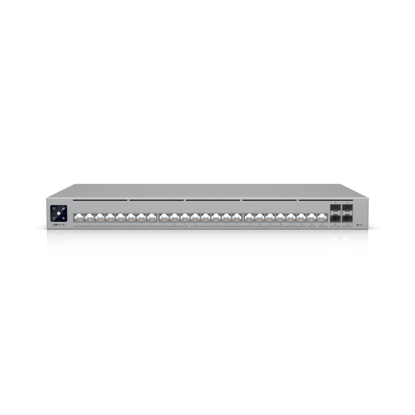 UniFi Switch Pro HD Capa 3, 24 puertos Etherlighting / (22) puertos 2.5 GbE, (2) puertos 10GbE, (4) puertos 10G SFP+