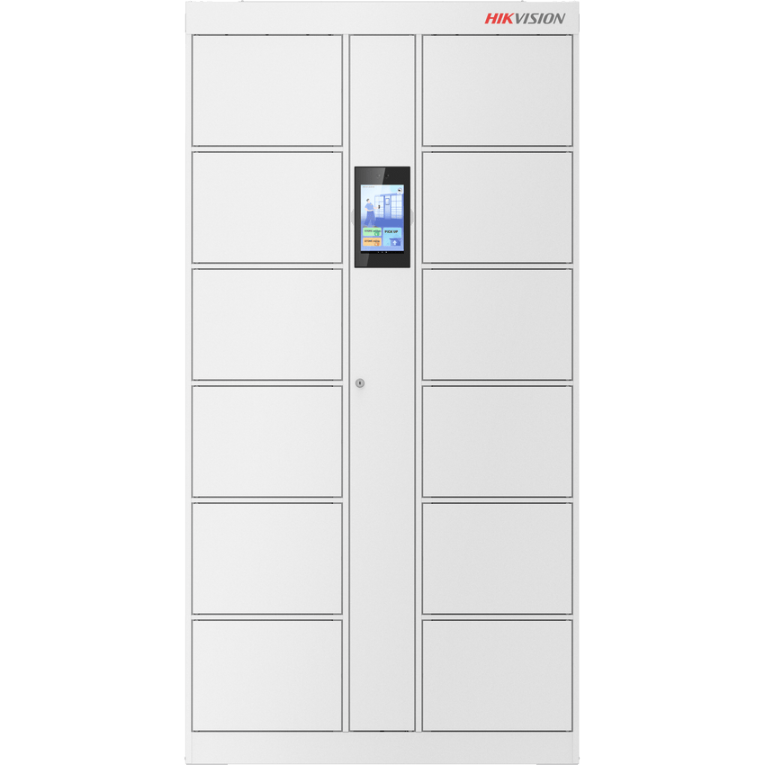 Locker Inteligente de 12 Espacios con Reconocimiento Facial Incluido de 8" / MAESTRO / Uso para Visitantes y/o Empleados / Fácil Uso y Puesta en Marcha