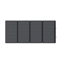 Módulo Solar Portátil y Flexible de 400W Recomendado para Estaciones Portátiles EcoFlow / Ajuste de Ángulo / Carga Eficiente / Incluye Cable XT60 a MC4