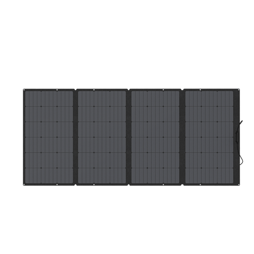 Módulo Solar Portátil y Flexible de 400W Recomendado para Estaciones Portátiles EcoFlow / Ajuste de Ángulo / Carga Eficiente / Incluye Cable XT60 a MC4