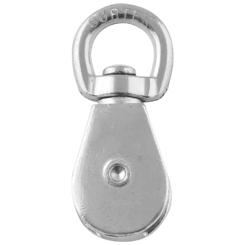 Garruchas para Noria / Fabricación en Zinc / Acabado Niquelado / 4 Diámetros de 3/4" a 2" / Carga Límite de Trabajo 50-90 kg / Polea para Tendedero / Certificación ISO 9001:2008
