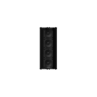 Altavoz De Arreglo Lineal Tipo Torre, 187°H/45°V, Con 4 Bocinas Alta Fidelidad, Ideal Para Entornos Reverberantes, Consumo 40W, Color Negro, Certificado UL 1480, Serie LineWave