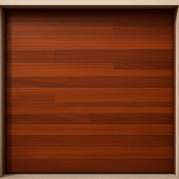 Puerta de Garage de Alta Calidad / Estilo Americano / Acabado Laminado PREMIUM / Color Madera Clara / 20x8 Pies.