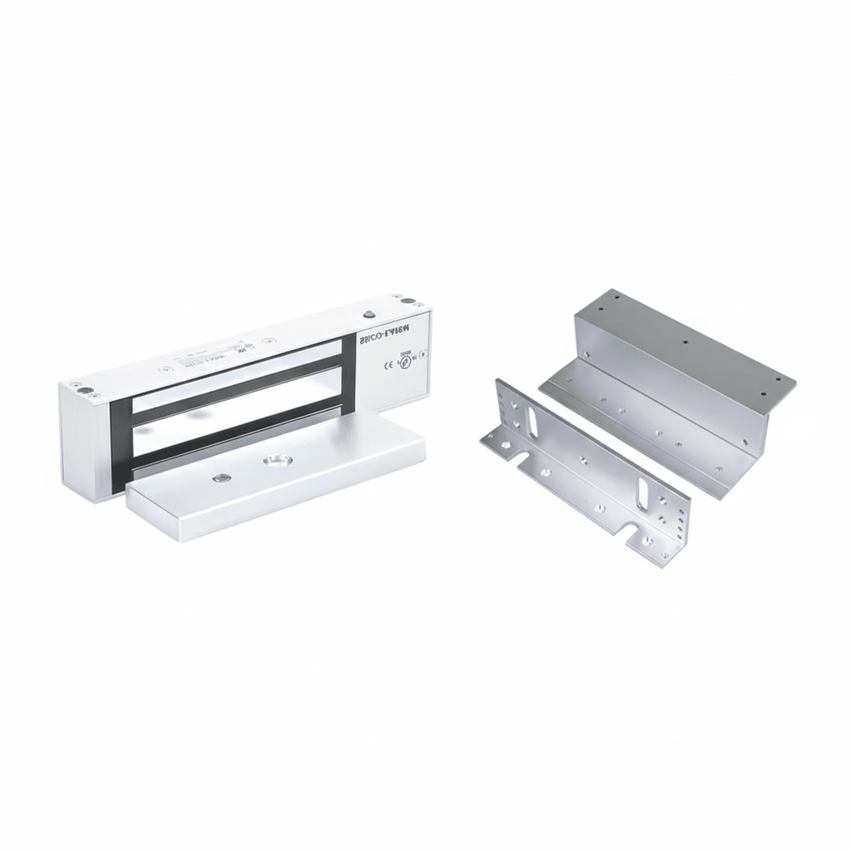 Kit Para Control de Acceso Incluye Chapa Magnética de 1200 Lbs / Montaje En Z y L /  Uso Interior / Certificación UL